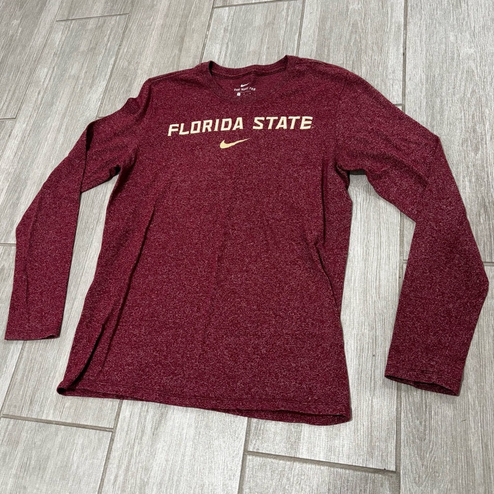 Nike Maroon Florida State FSU long sleeve tee